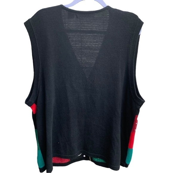 Victoria Jones Women’s Cardigan Sweater Christmas Holiday Packages Size 2X - Picture 3 of 5